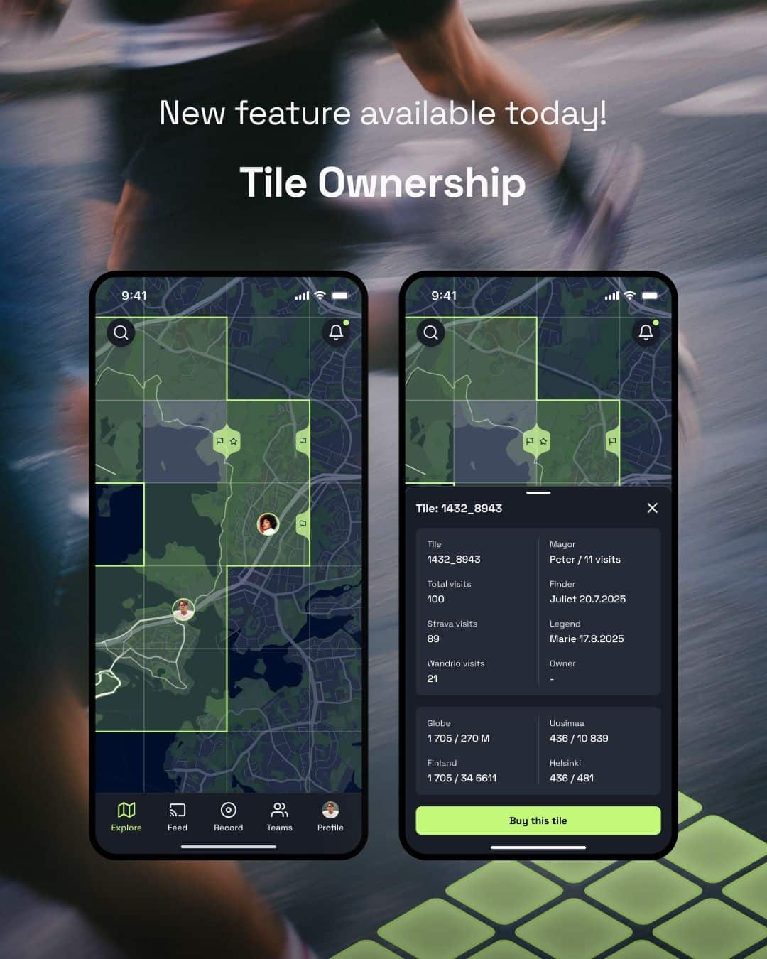 You can now own your tile!